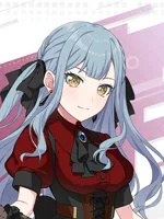 鍵盤に添えるカーテシー